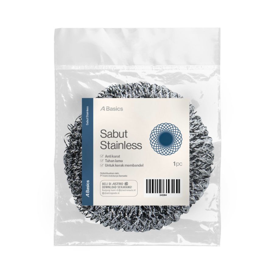 Sabut Spons Stainless A Basics 1pcs