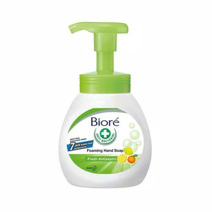 Biore Foaming Hand Soap Fresh Antiseptic Bottle/Sabun Cuci Tangan 250ml