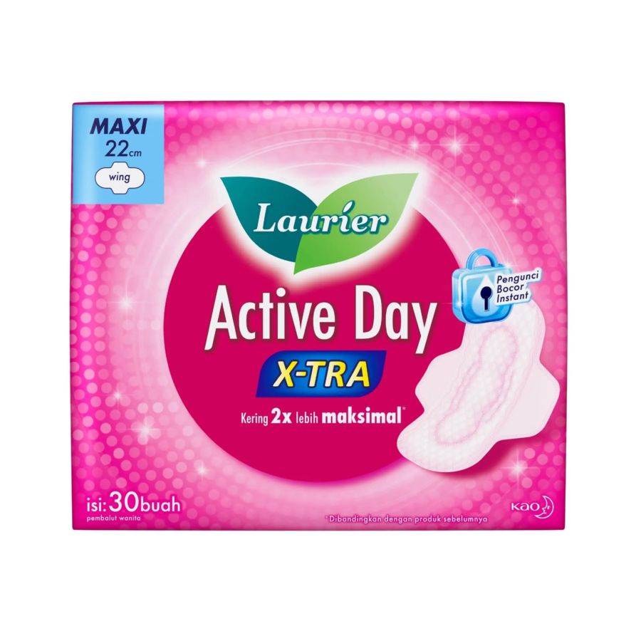 Laurier Active Day X-Tra Maxi 22cm 30pcs 30pcs