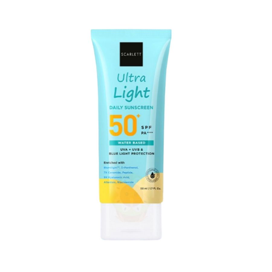 Scarlett Ultra Light Daily Sunscreen 50 SPF PA++++ 50ml