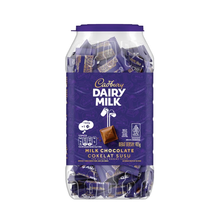 Cadbury Dairy Milk Cokelat Neaps Jar 405gram