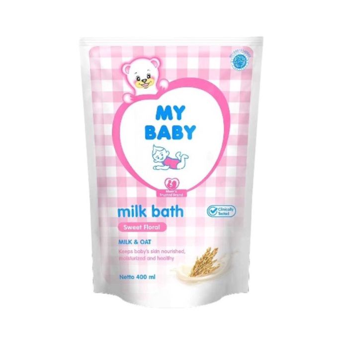 My baby Milk Bath Sweet Floral Kebersihan Bayi Refill