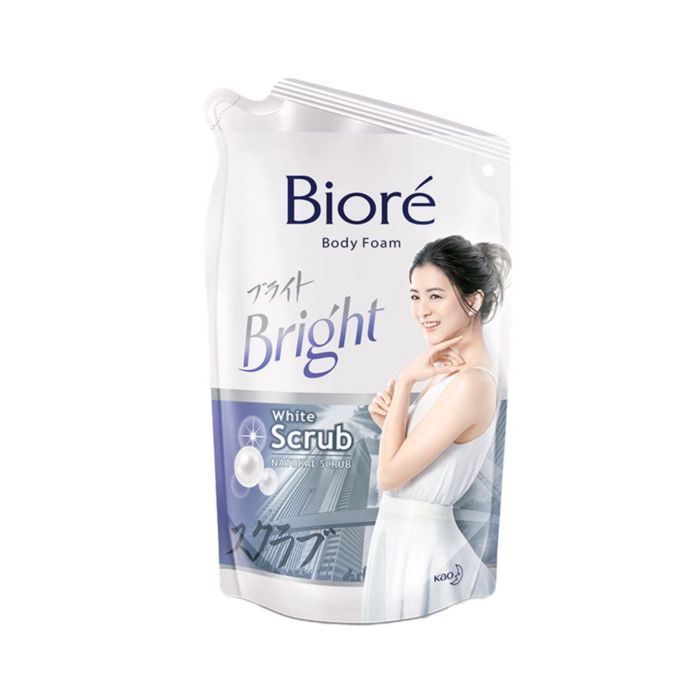 Biore Body Foam White Scrub/Sabun Mandi