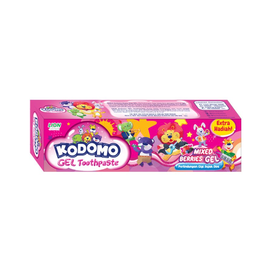 Kodomo Toothpaste Mix Berries Gel 45gram