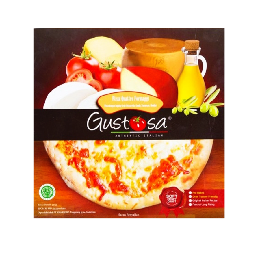 Gustosa Pizza Quattro Formaggi 370gram