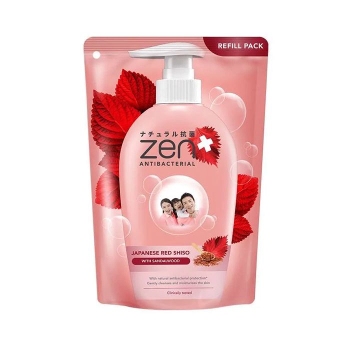 Zen Japanese Red Shiso with Sandalwood Antibacterial Body Wash