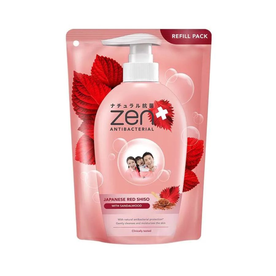 Zen Japanese Red Shiso with Sandalwood Antibacterial Body Wash 400ml