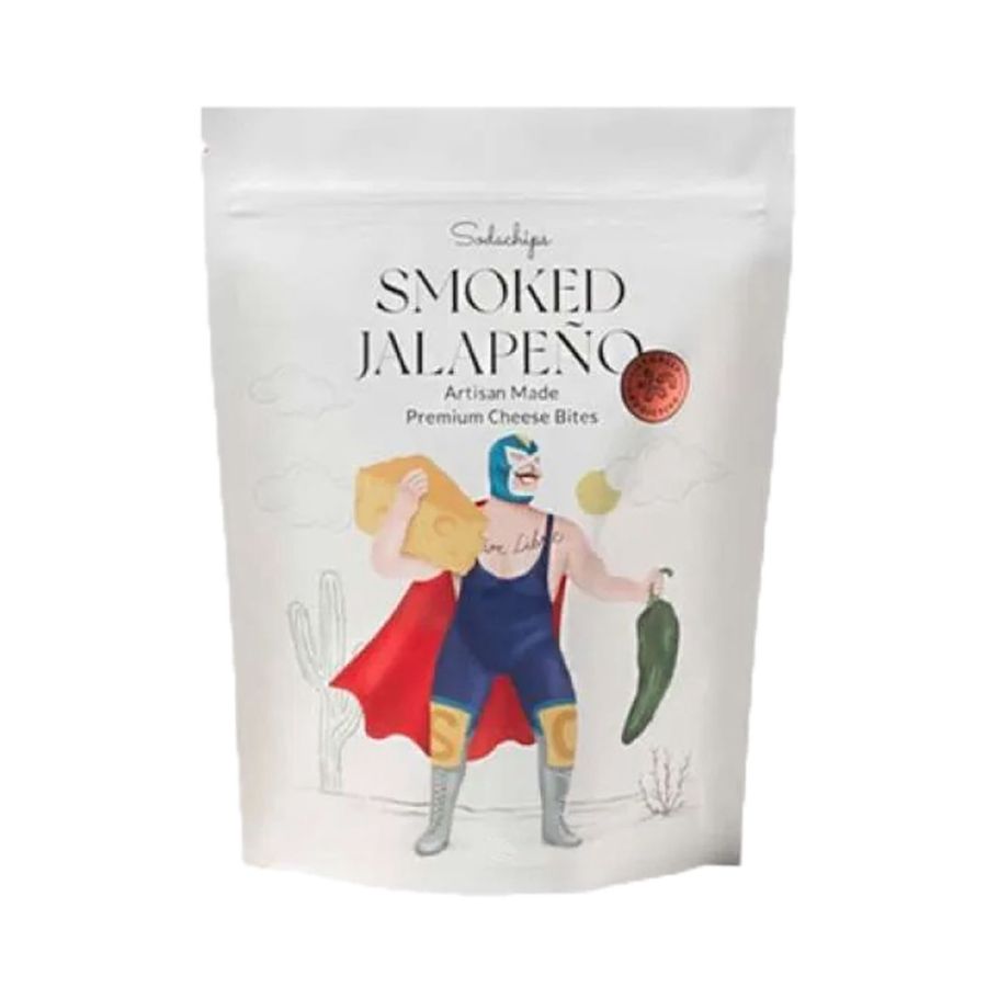 Sodachips Smoked Jalapeno Cheese Bites - Baked Healthy Snack 70gram