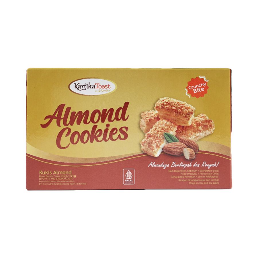 Kartika Toast Almond Bites 51gram