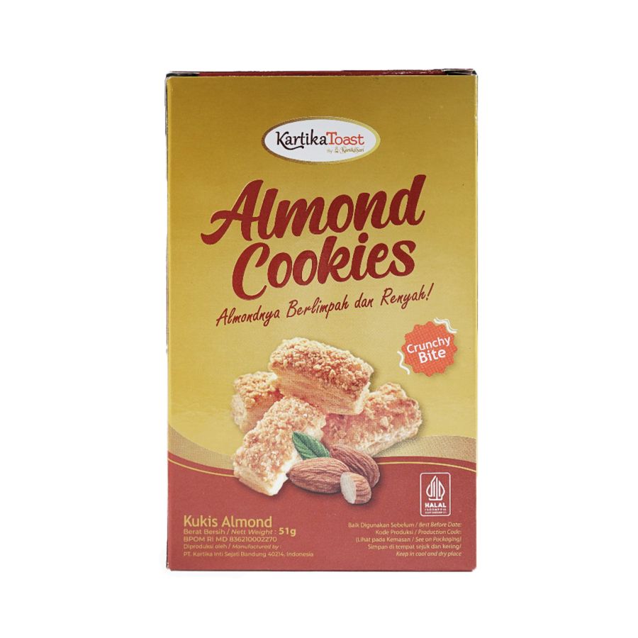 Kartika Toast Almond Bites 51gram