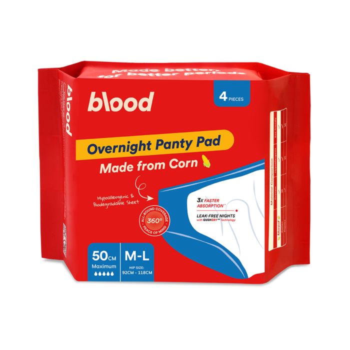 Blood Corn Overnight Panty Pad Size M-L Pembalut Kewanitaan
