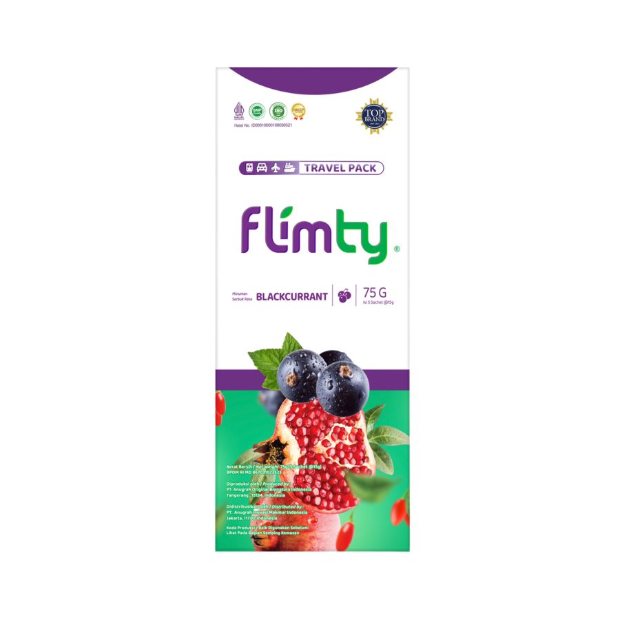 Flimty Fiber Rasa Blackcurrant 5sachets