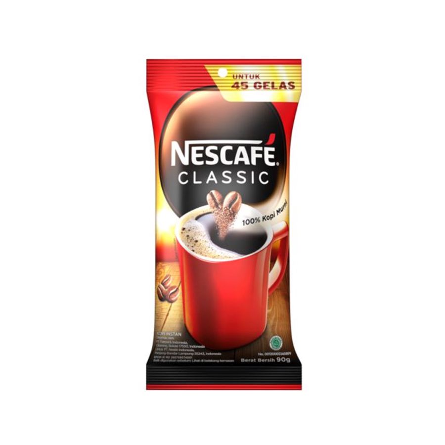 Nescafe Classic Bag/Kopi Bubuk 90gram