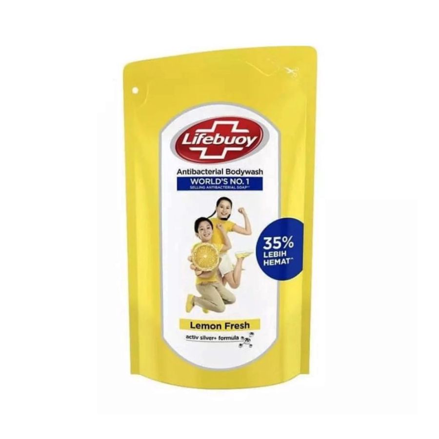 Lifebuoy Lemon Fresh Anti Bacterial Body Wash Pouch 800ml