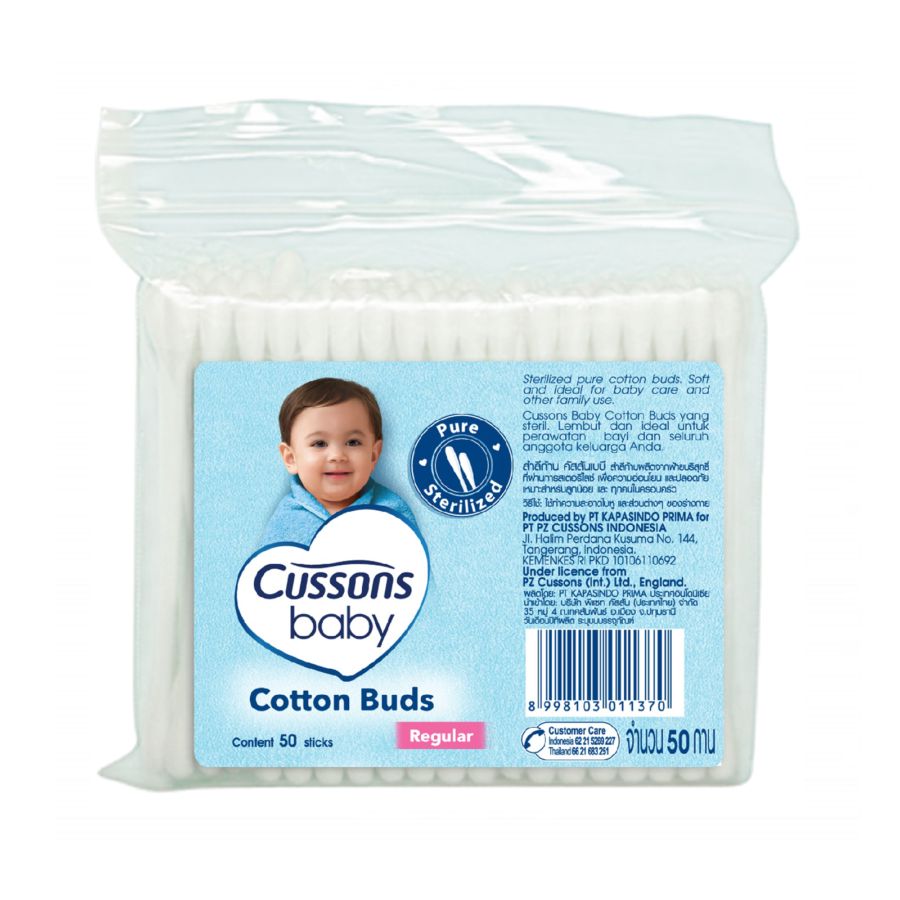 Cussons Baby Cotton Bud/ Pembersih Telinga Bayi 50stick 1packs