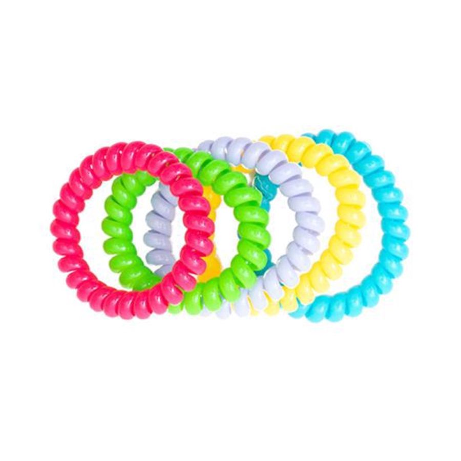 Ikat Rambut Spiral - Rainbow - Astro Basics 1pack 1pack