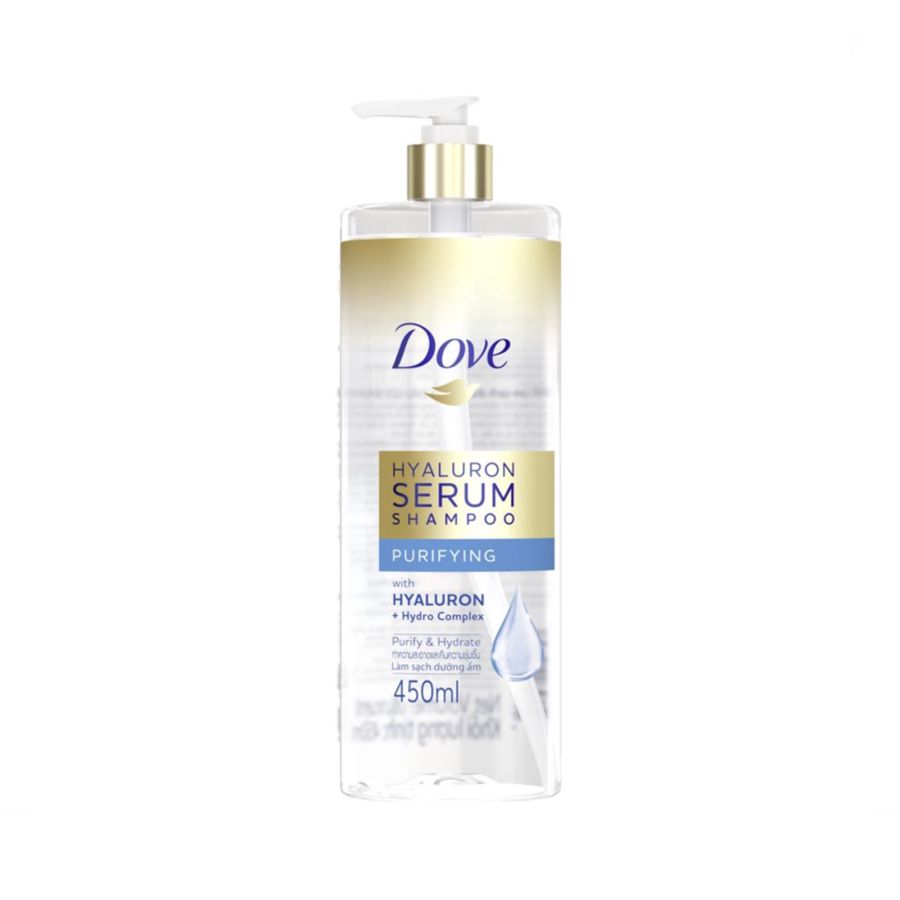 Dove Hyaluron Serum Shampoo Purify & Hydrating Rambut Kering 450ml 450ml