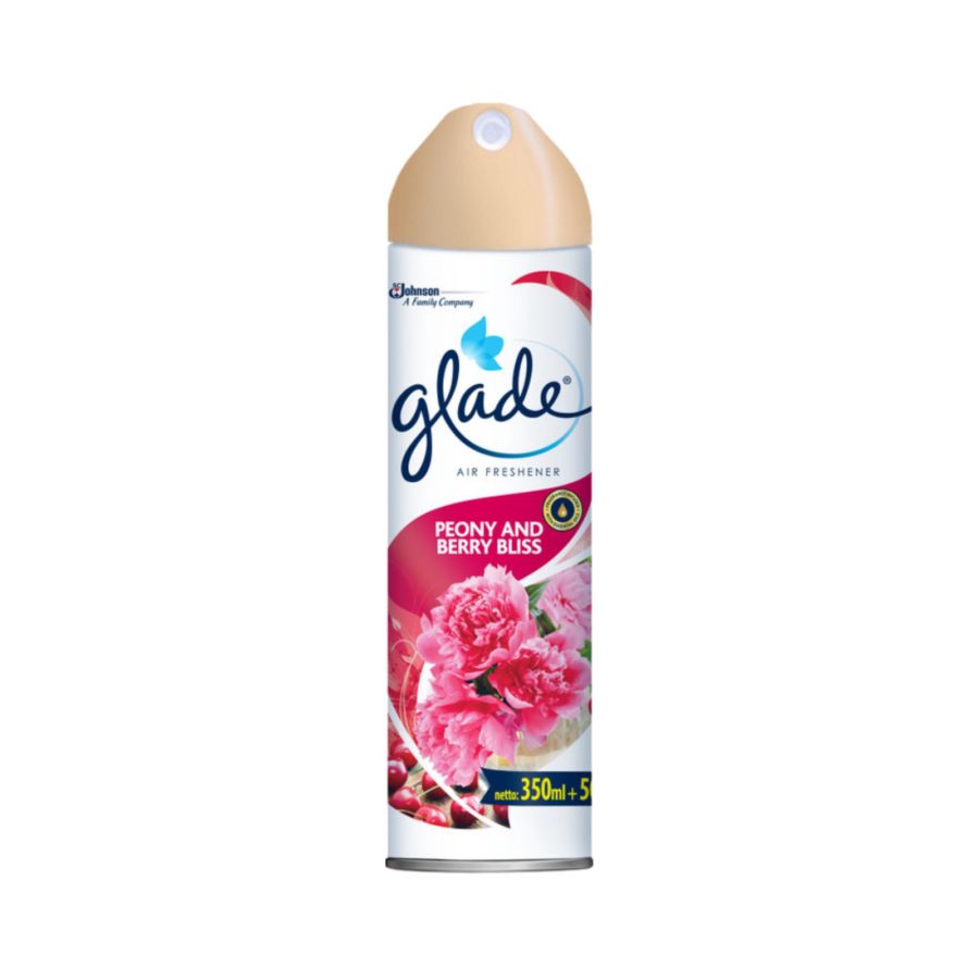 Glade Peony & Berry Bliss Air Refreshner Aerosol Spray/Pewangi Ruangan 350ml