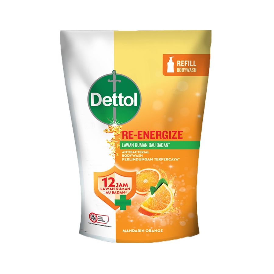 Dettol Sabun Mandi Cair - Body Wash Re-energize 370ml