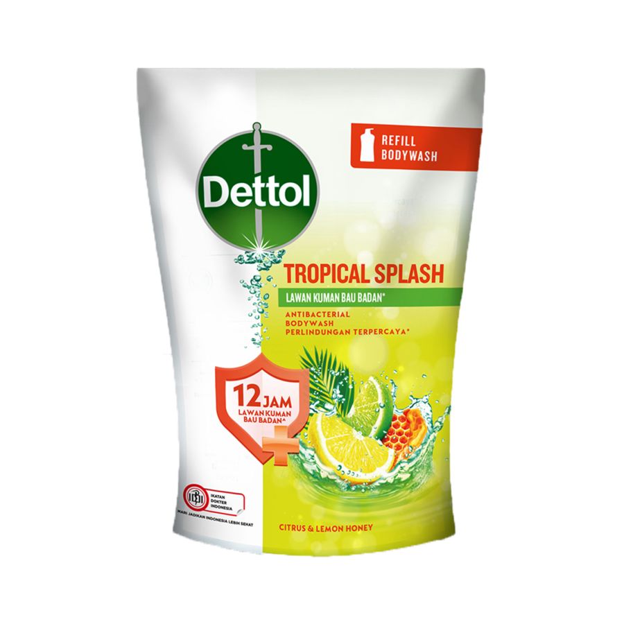 Dettol Sabun Mandi Cair - Body Wash Tropical Splash 370ml