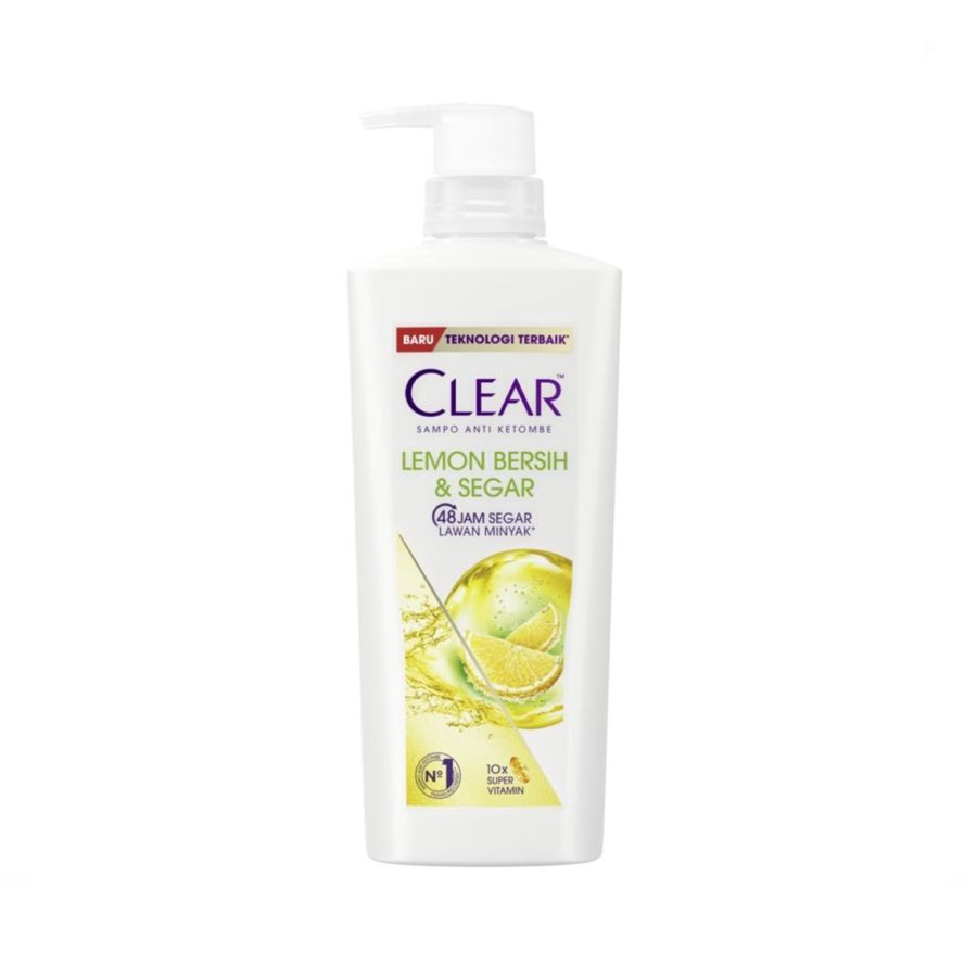 Clear Shampoo Anti Bacterial Fresh Cool Lemon 400ml