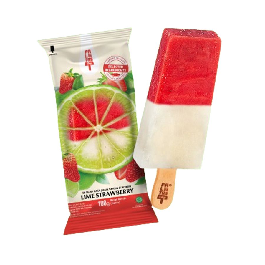 Paletas Wey Fruity Lime Strawberry 100gram