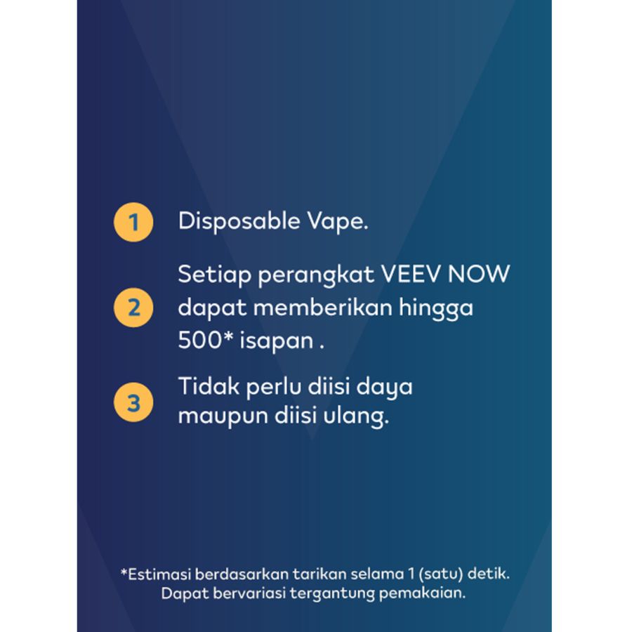 Veev Now Disposable Pods Grape Rokok Elektrik 1pcs