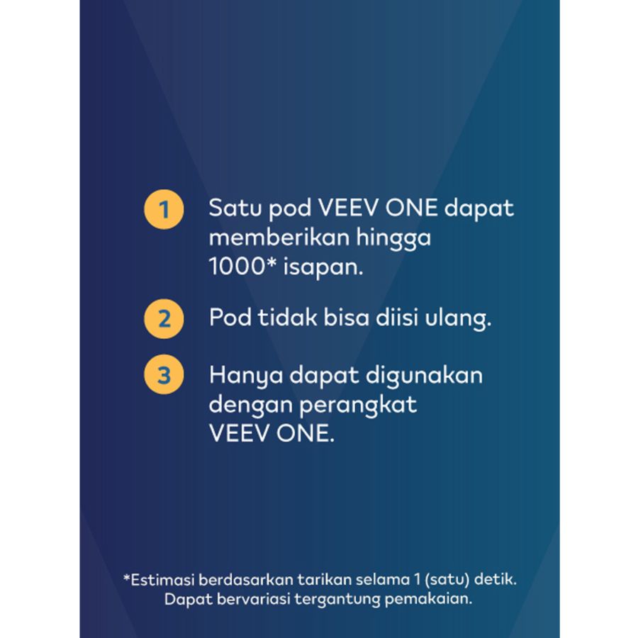 Veev One Pods Blueberry Rokok Elektrik 1pcs