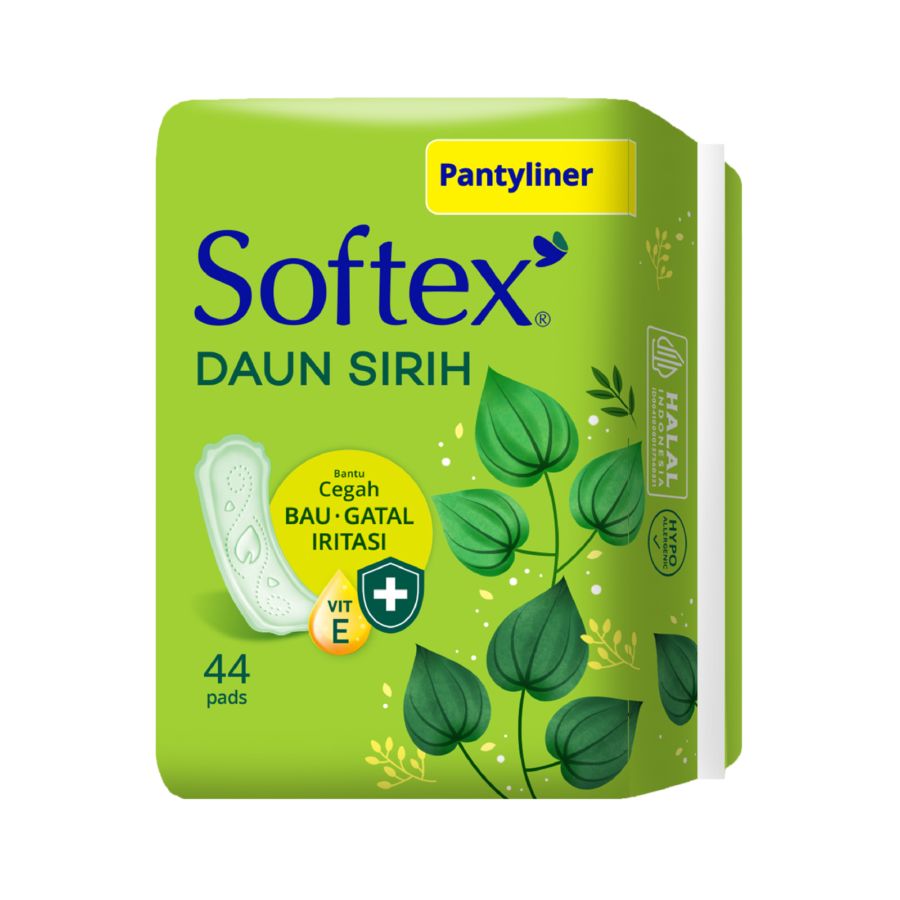 Softex Daun Sirih Pantyliner 44pads/Pembalut Wanita 1packs