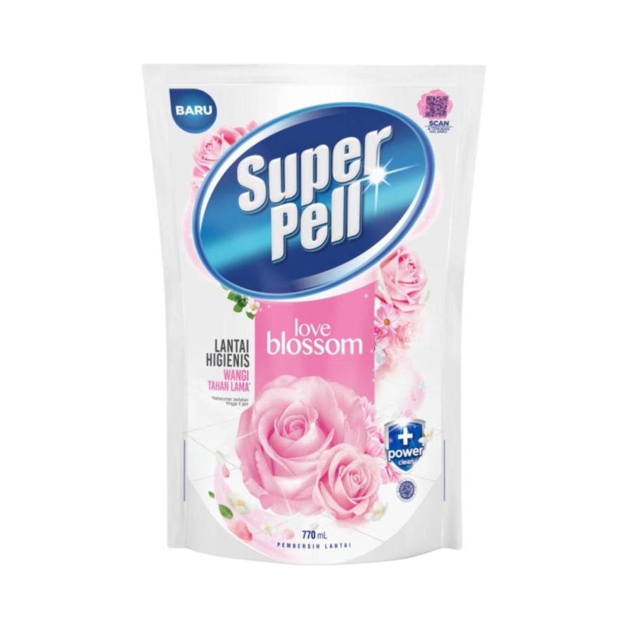 Super Pell Pembersih Lantai Love Blossom /Pembersih Lantai 770ml