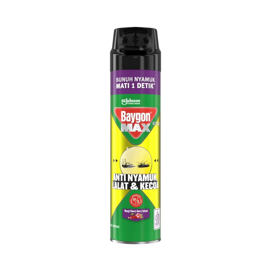 Baygon MAX Aerosol Cherry Berry Island 500ml