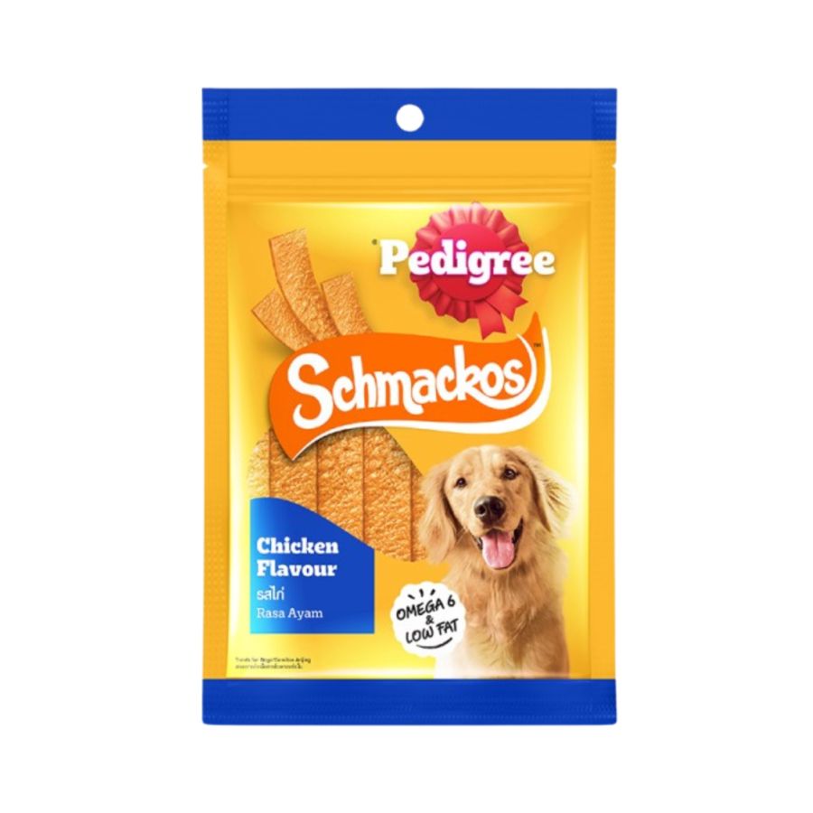 Pedigree Schmackos Snack Anjing Rasa Ayam 70gram