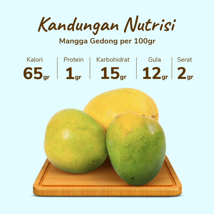 Mangga Gedong Astro Farm 3-4 pcs 900-1000 gram