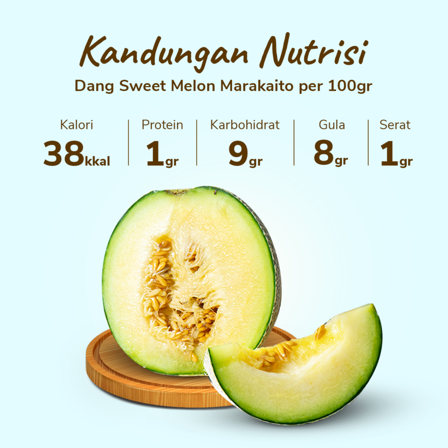 Dang Sweet Melon Marakaito 900-1200 gram