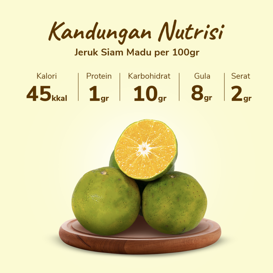 Jeruk Peras Manis Siam Madu Astro Farm pack 8-12 pcs 1000-1100 gram