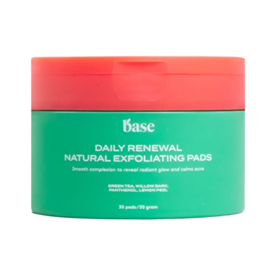 Base Daily Renewal Natural Exfoliating Pads - Kapas Eksfoliasi  30pcs