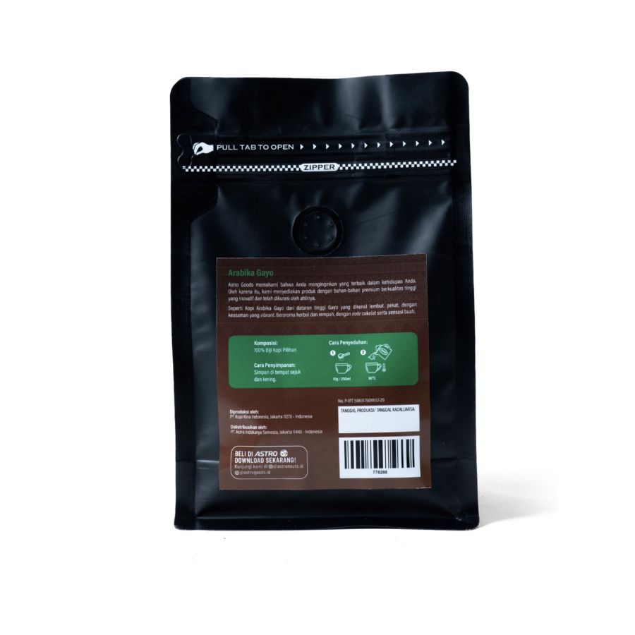 Kopi Arabika Gayo Astro Goods 200gram