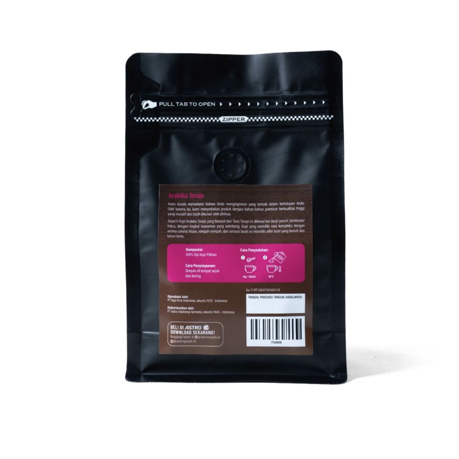 Kopi Arabika Toraja Astro Goods 200gram