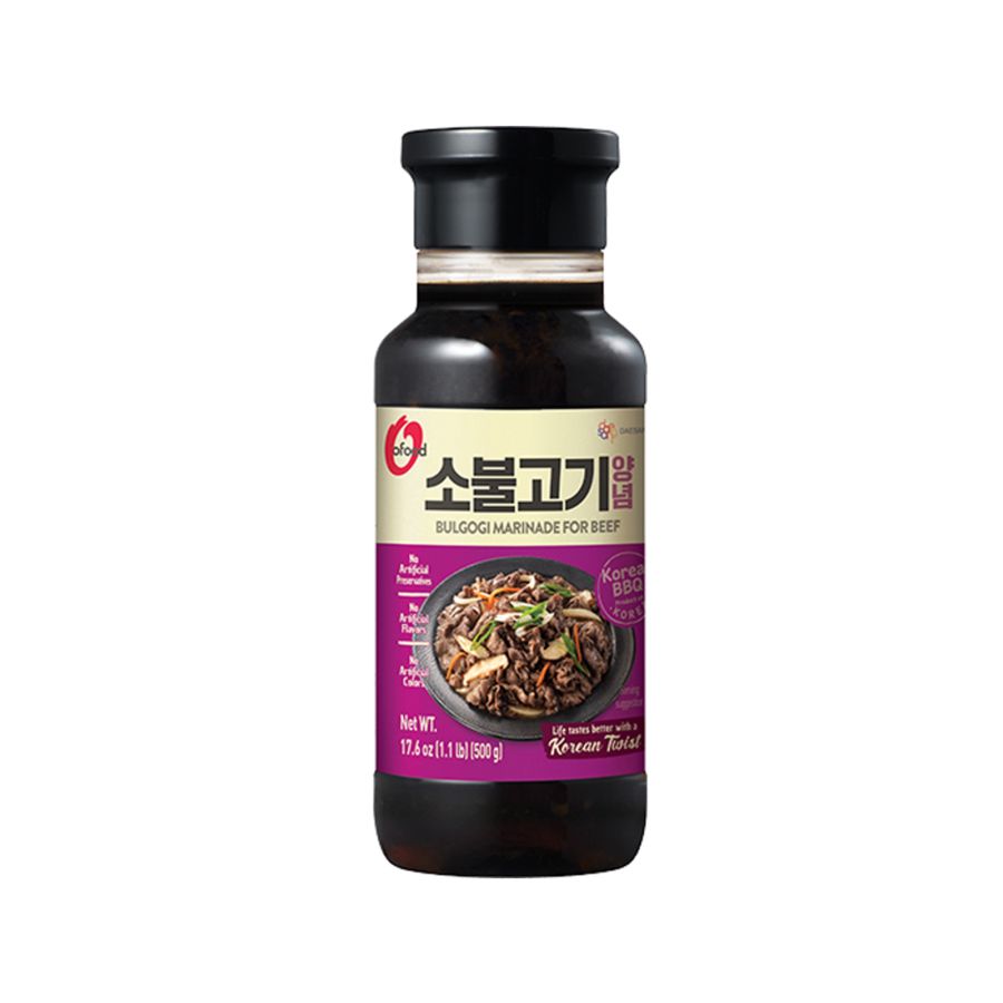 Chung Jung One Korean BBQ Bulgogi Marinade Sauce for Beef 500gram 500gram