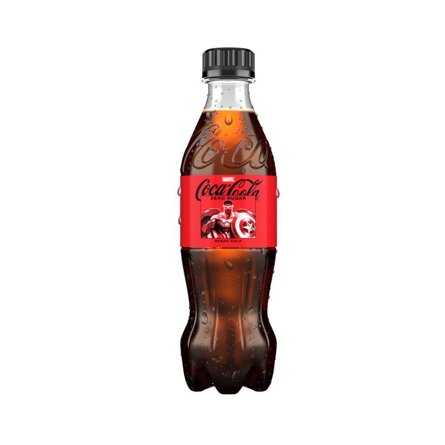 Coca-cola Zero PET/Minuman Soda 390ml