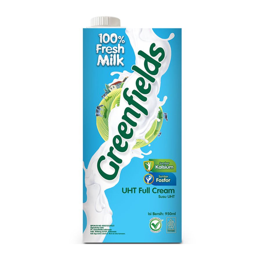 Greenfields Full Cream Susu UHT 950ml