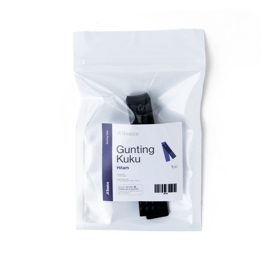 Gunting Kuku Hitam A Basics 1pcs