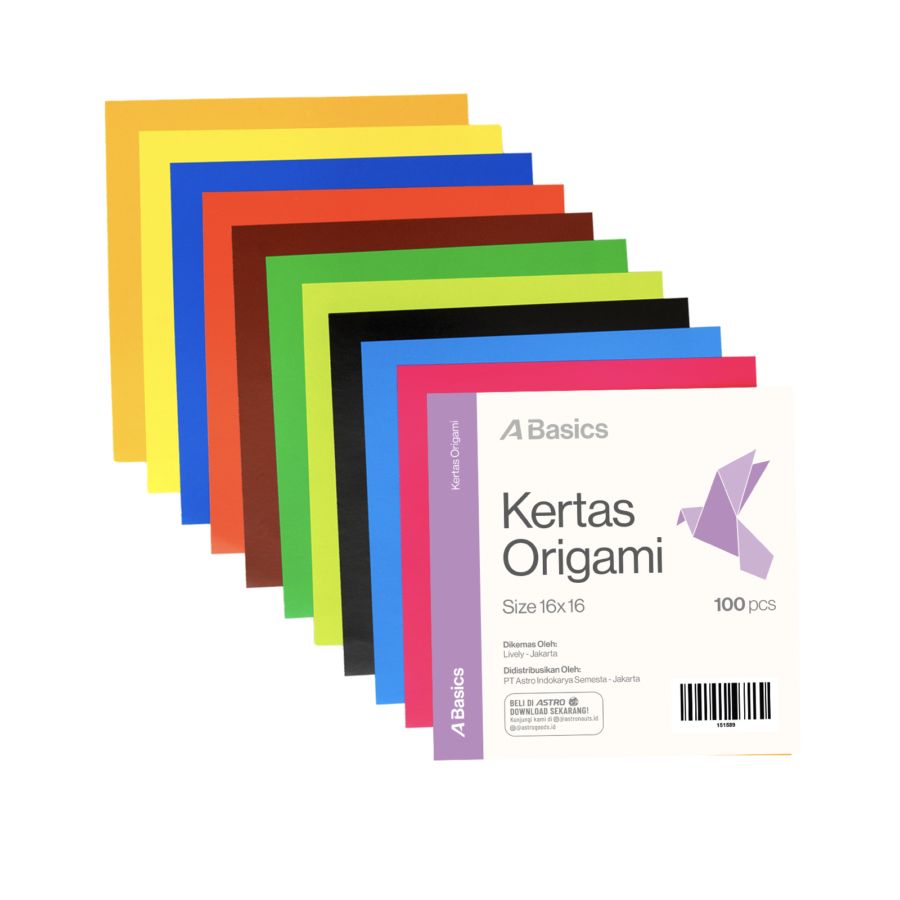 Origami Kertas 16 x 16cm A Basics 100sheets