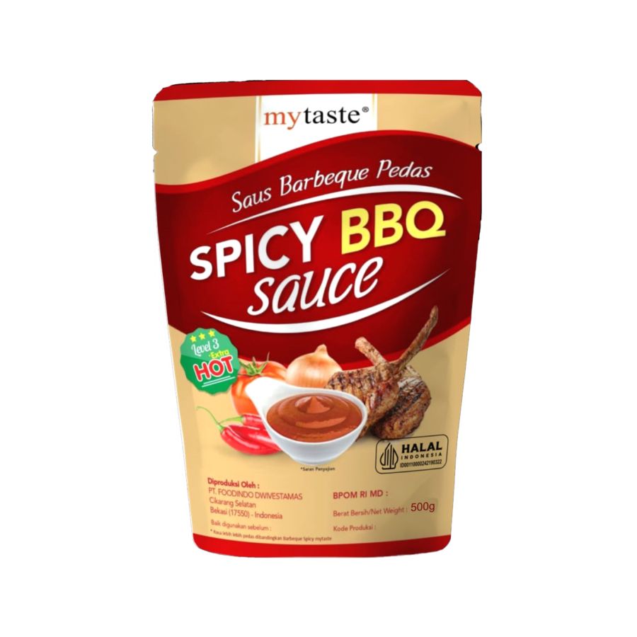 My Taste Saus Barbeque Pedas level 3 500gram