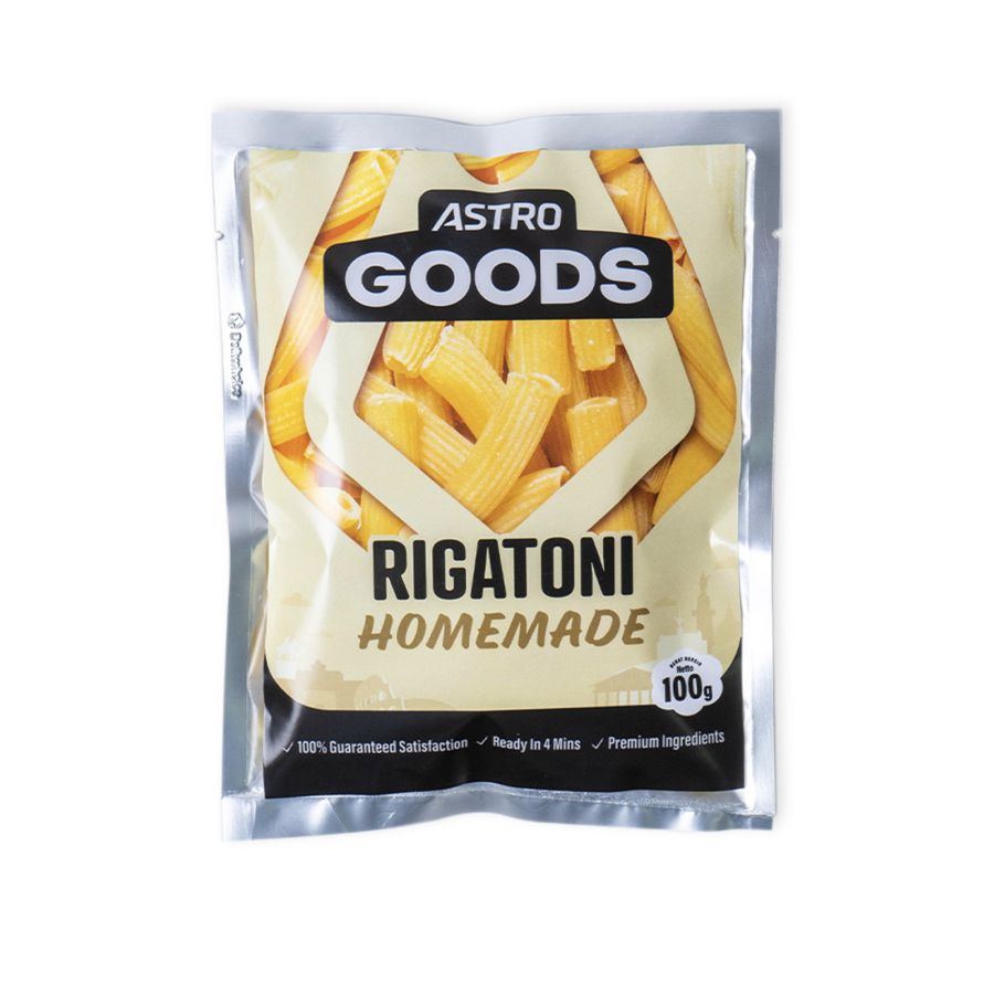 Rigatoni Tanpa Pengawet Astro Goods/Pasta 100gram