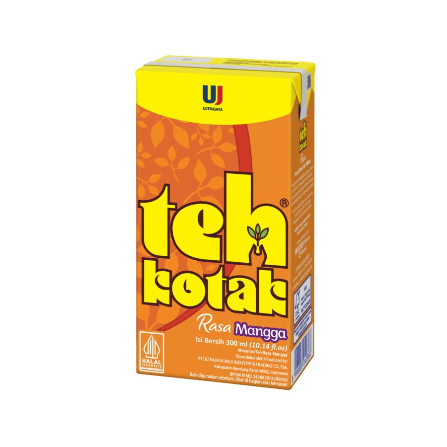 Ultrajaya Teh Kotak Rasa Mangga 300ml