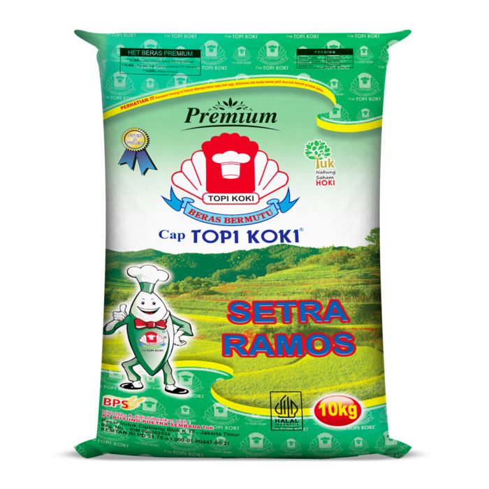 Topi Koki Beras Setra Ramos/Rice