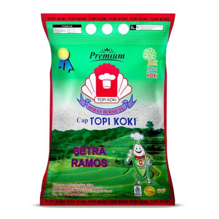 Topi Koki Beras Setra Ramos/Rice