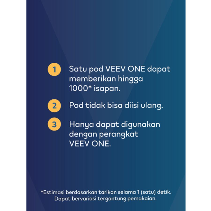 Veev One Pods Peach Rokok Elektrik 1pcs