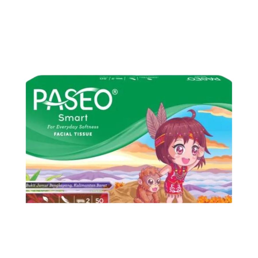 Paseo Smart Travel Pack/Tisu 50sheets 50sheets